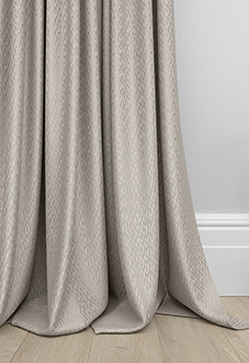 Dew Drop, Metallic Taupe - Made to Measure Curtains